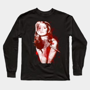 Splatter Buffy Long Sleeve T-Shirt